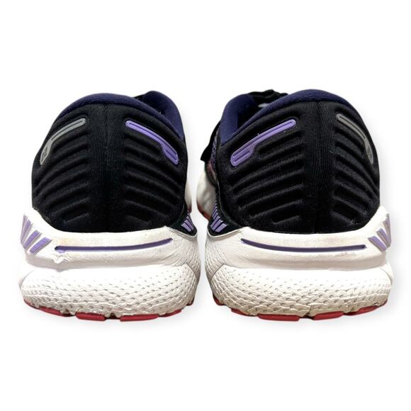 Brooks Black Purple Coral Adrenaline GTS 22 Running Shoes Women's Size 9 - Picture 4 of 12
